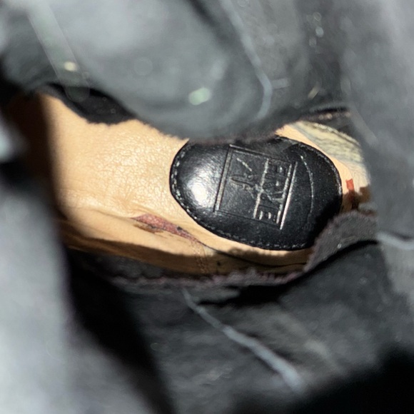 [6.5] Frye Cindy Slouch Black Leather Tall Boots 6.5 Slouch Riding - Picture 6 of 9